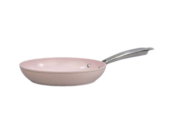 Healthy Cooking Made Easy – Pink Ceramic Nonstick Aluminum Cookware Set, Certified Factory Supply