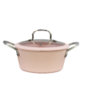 Healthy Cooking Made Easy – Pink Ceramic Nonstick Aluminum Cookware Set, Certified Factory Supply