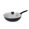 16-Piece Aluminum Non-Stick Cookware Set with Glass Lids