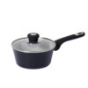 16-Piece Aluminum Non-Stick Cookware Set with Glass Lids