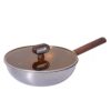 0a81941ce22bfd5517fe3c75b56bcd8b 9-Piece Stainless Steel Non-Stick Cookware Set with Walnut Wood-Effect Handles