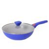 70b57890cee6b5ec50acf9be1123d2ce 17-Piece Cobalt Blue Non-Stick Aluminum Cookware Set with Orange Accents