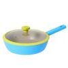 7bf6c3732cf7eb2606287acf32ea8ed6 14-Piece Blue & Lime Green Non-Stick Aluminum Cookware Set
