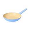16-Piece Sky Blue & Cream Non-Stick Aluminum Cookware Set