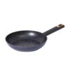 f49edfc8d757049271ae4cd0f32d3fd1 11-Piece Black Non-Stick Aluminum Cookware Set with Rose Gold Accents