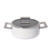 02c1ec87ce0e65ff682c4a9881fe2718 12-Piece White & Black Non-Stick Aluminum Cookware Set with Stainless Steel Handles
