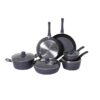 4b2c1d1d5439659a82a308351d00ea60 10-Piece Black Granite Non-Stick Aluminum Cookware Set