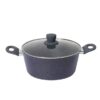 55c8b6cc22271f5794a3efc564bada8d 10-Piece Black Granite Non-Stick Aluminum Cookware Set