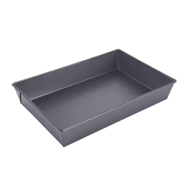 8f835e888eb5ee3d04e2f60aec66cbdd Black Carbon Steel Bake Pan With A Raised Base for Oven