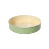 5 Pcs Carbon Steel Bakeware Set Green Exterior Cream Interior Nonstick Cake Molds & Baking Trays