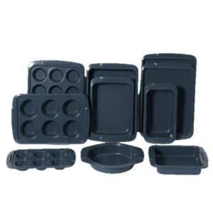 20433b325dcc13f36bfbca8b7b9f06c2 0-Piece Black Nonstick Baking Pan Set
