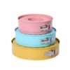3 Pcs Colorful Carbon Steel Springform Cake Pans, Non-Stick Removable Bottom Cheesecake Molds Set