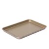 88229149049f8f7b03e7ffc964cca23a 3-Piece Golden Nonstick Honeycomb Texture Baking Pan Set