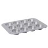 b50b098befdc4db0c6845cdc63b101e5 5 Pcs Silver Textured Carbon Steel Bakeware Set, Nonstick Cake Muffin & Baking Tray Kit